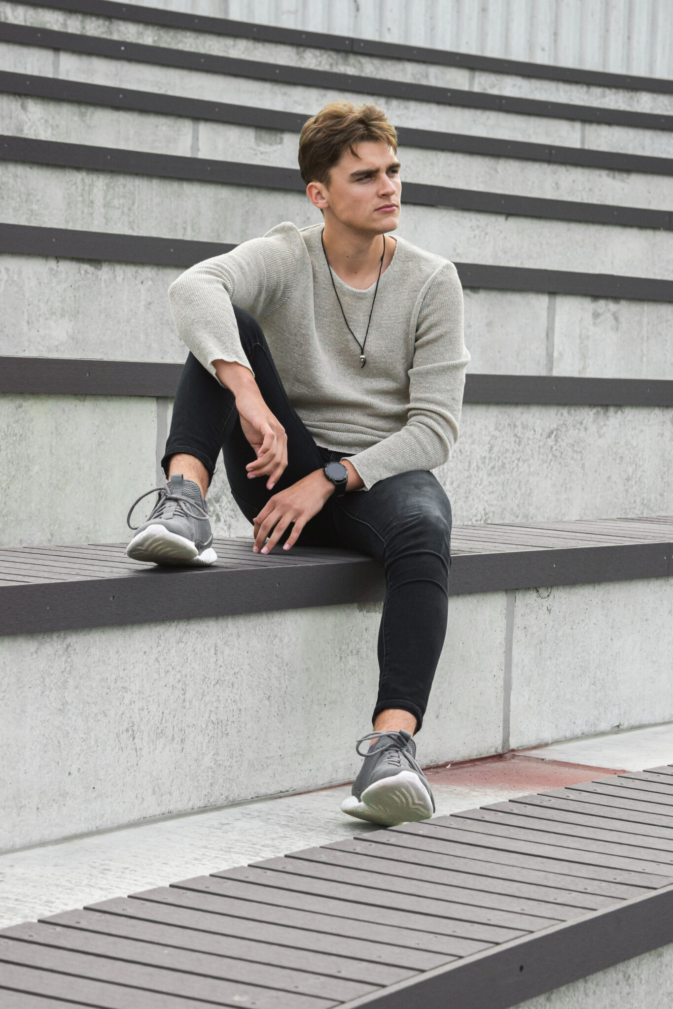 CALEB / Linen Knit Sweater