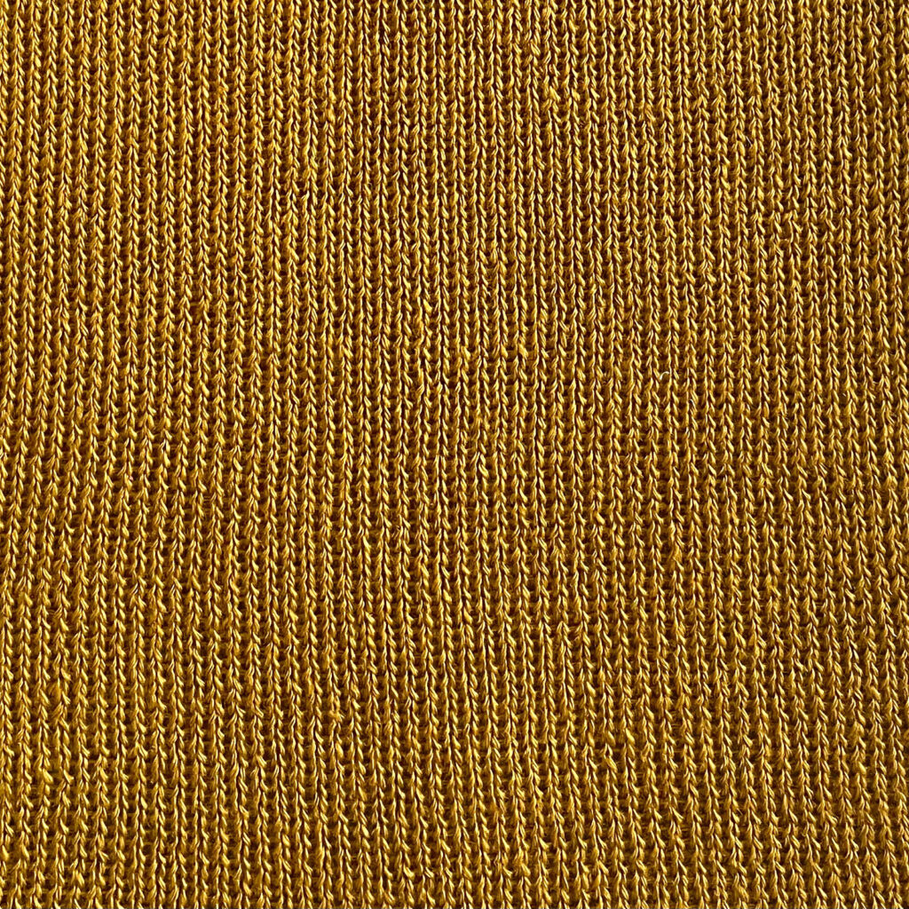 EGLESNA Amber Yellow linen color sample
