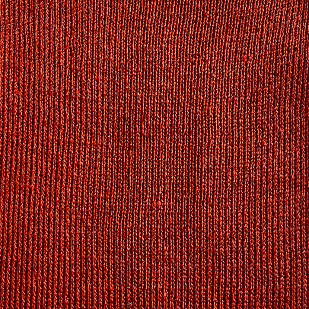 EGLESNA Burnt Rust linen color sample