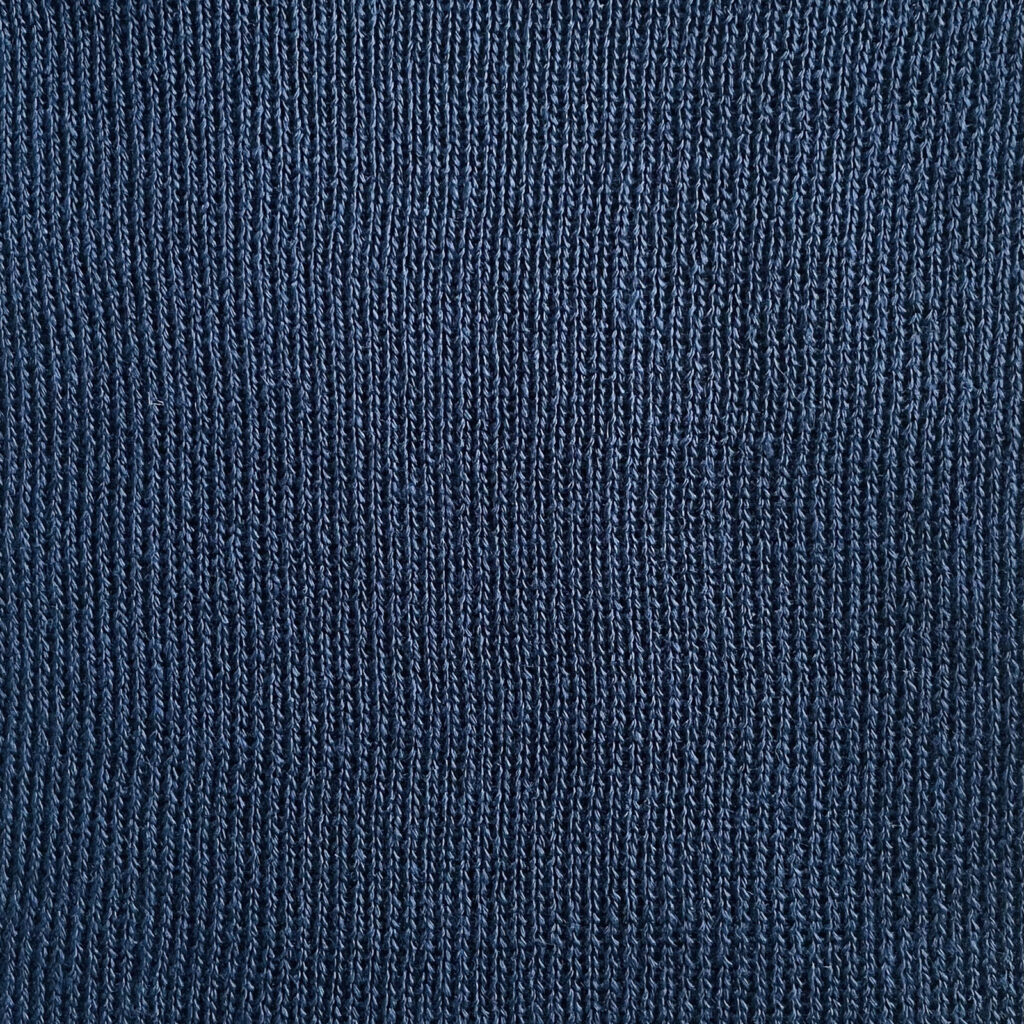 EGLESNA Night Blue linen color sample