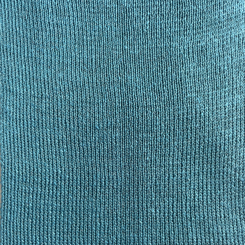 EGLESNA Soft Turquoise linen color sample