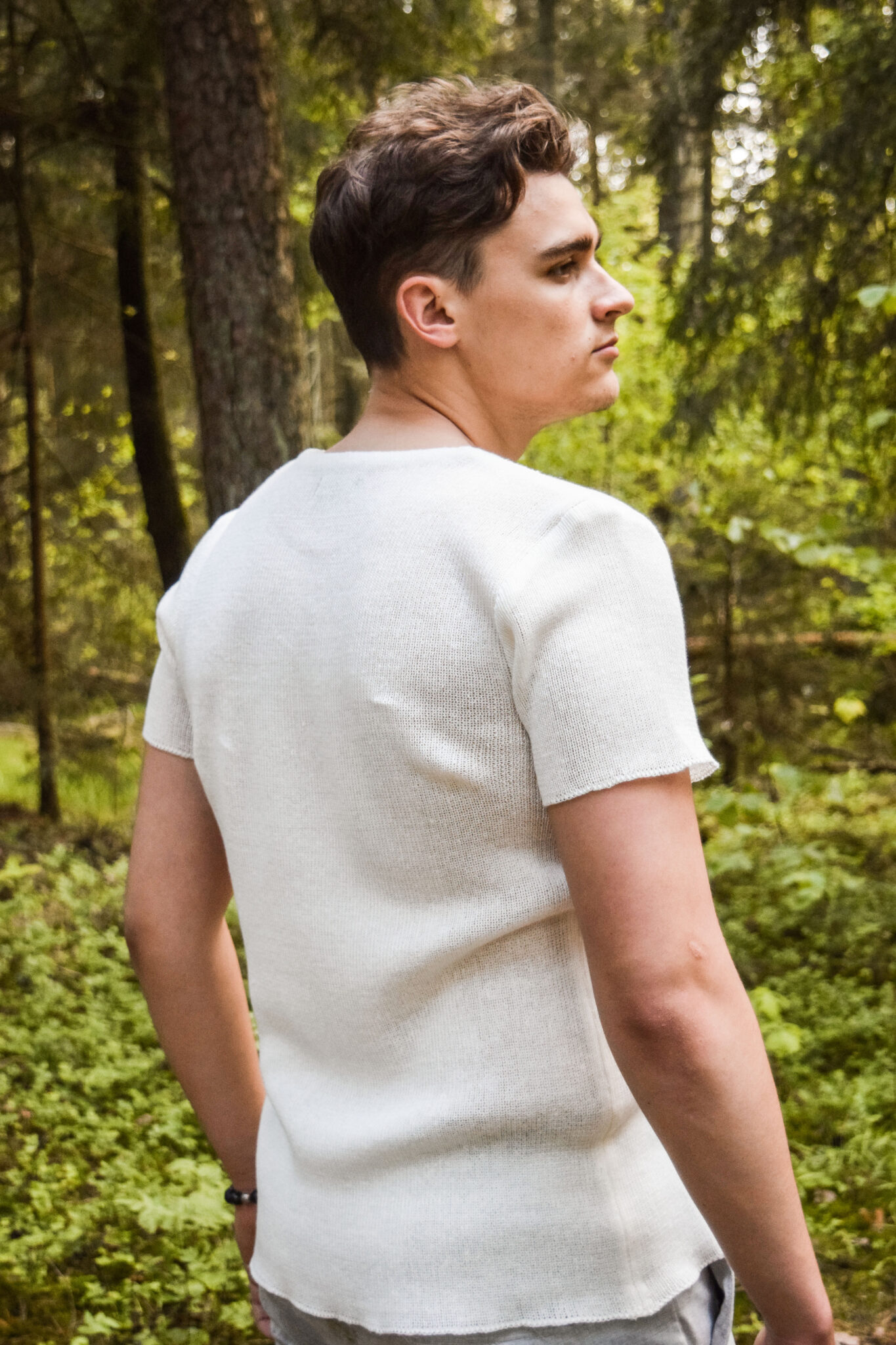 MATAS / Linen Knit T-Shirt