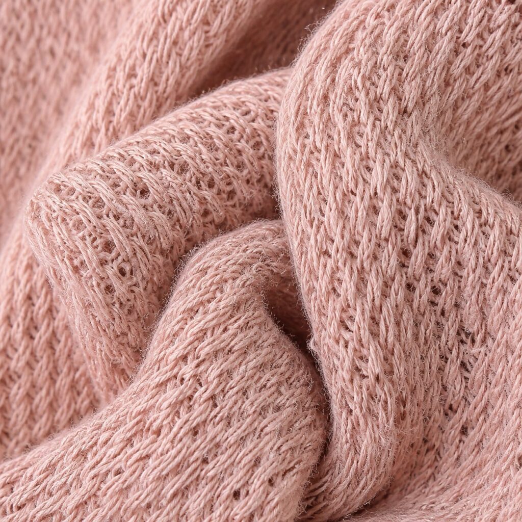 EGLESNA Soft Rose linen color sample