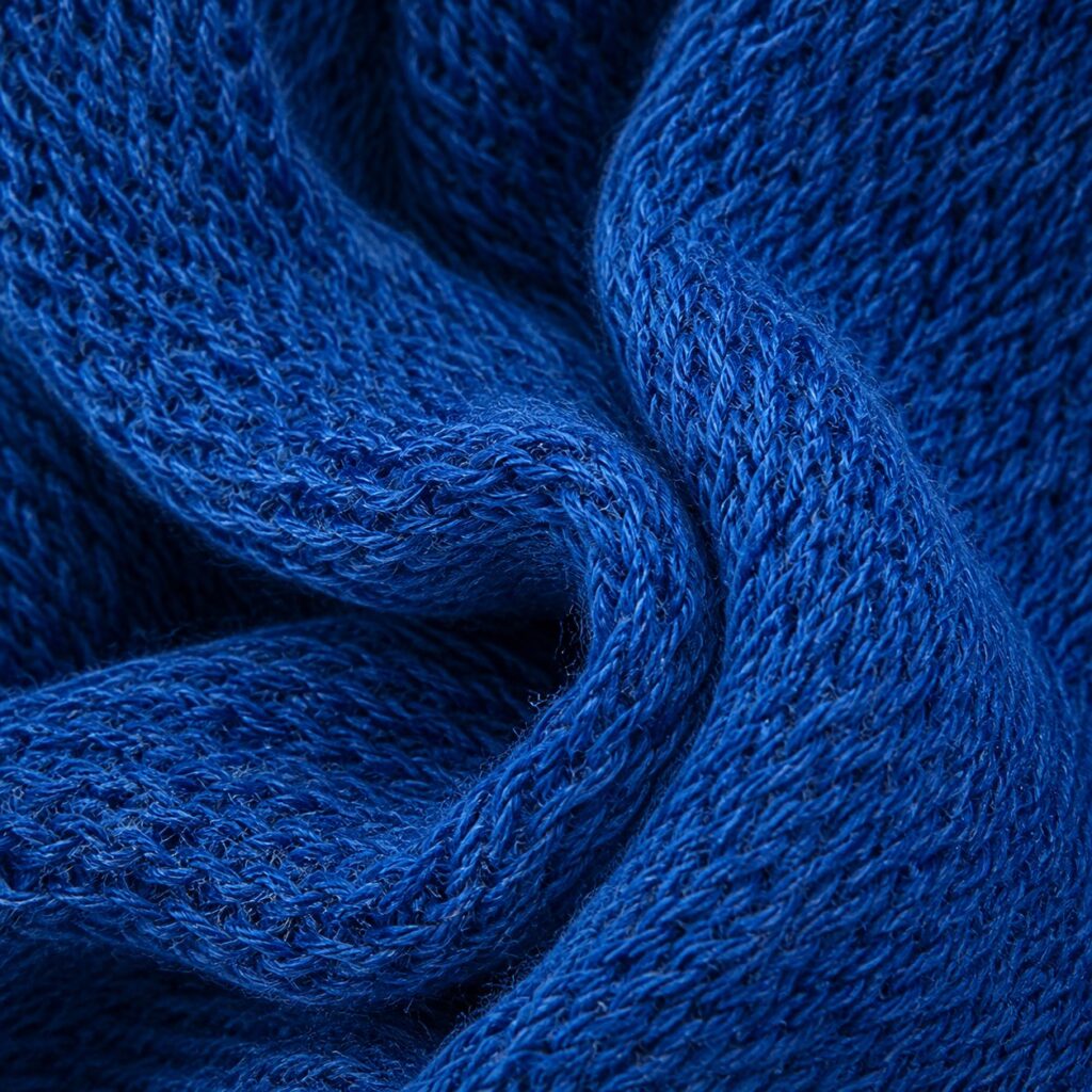 EGLESNA Ultra Blue linen color sample