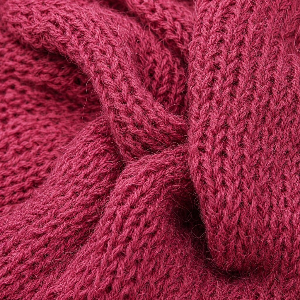 EGLESNA Wild Raspberry linen color sample
